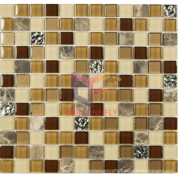 Shinning Powder Crystal and Marble Stone Mosaic (CS070)